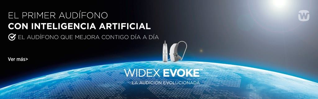 Audífono con MachIne Learning WIDEX EVOKE iNTELIGENCIA ARTIFICIAL